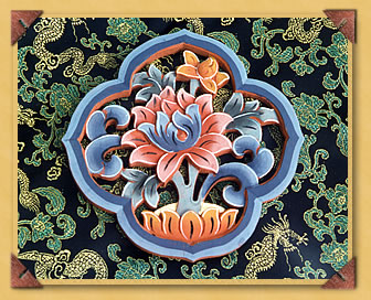 Lotus Flower carving